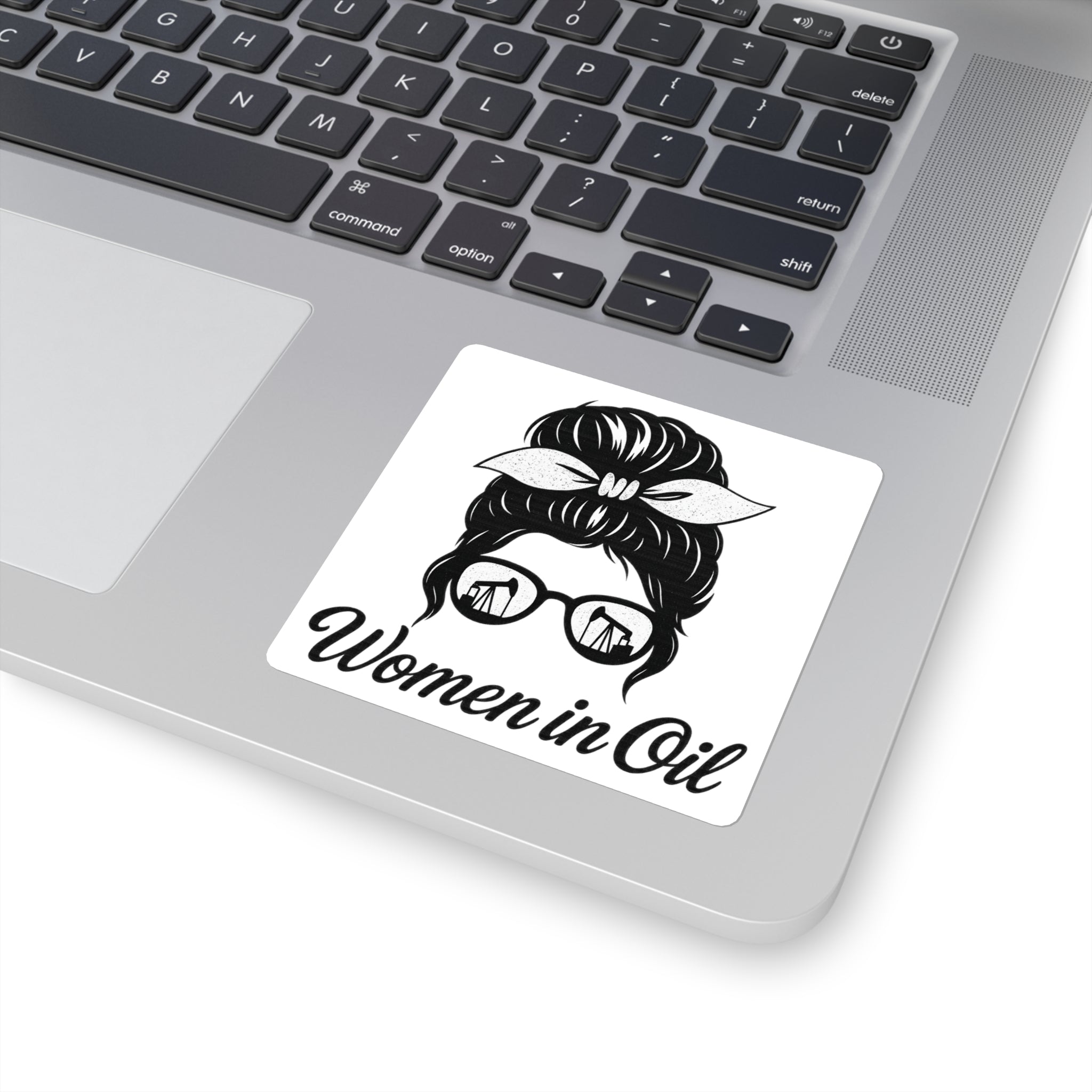 Women in Oil Square Sticker