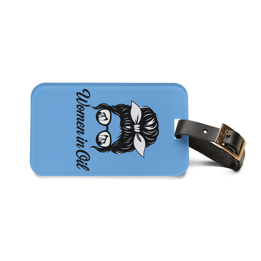 Women in Oil Luggage Tag