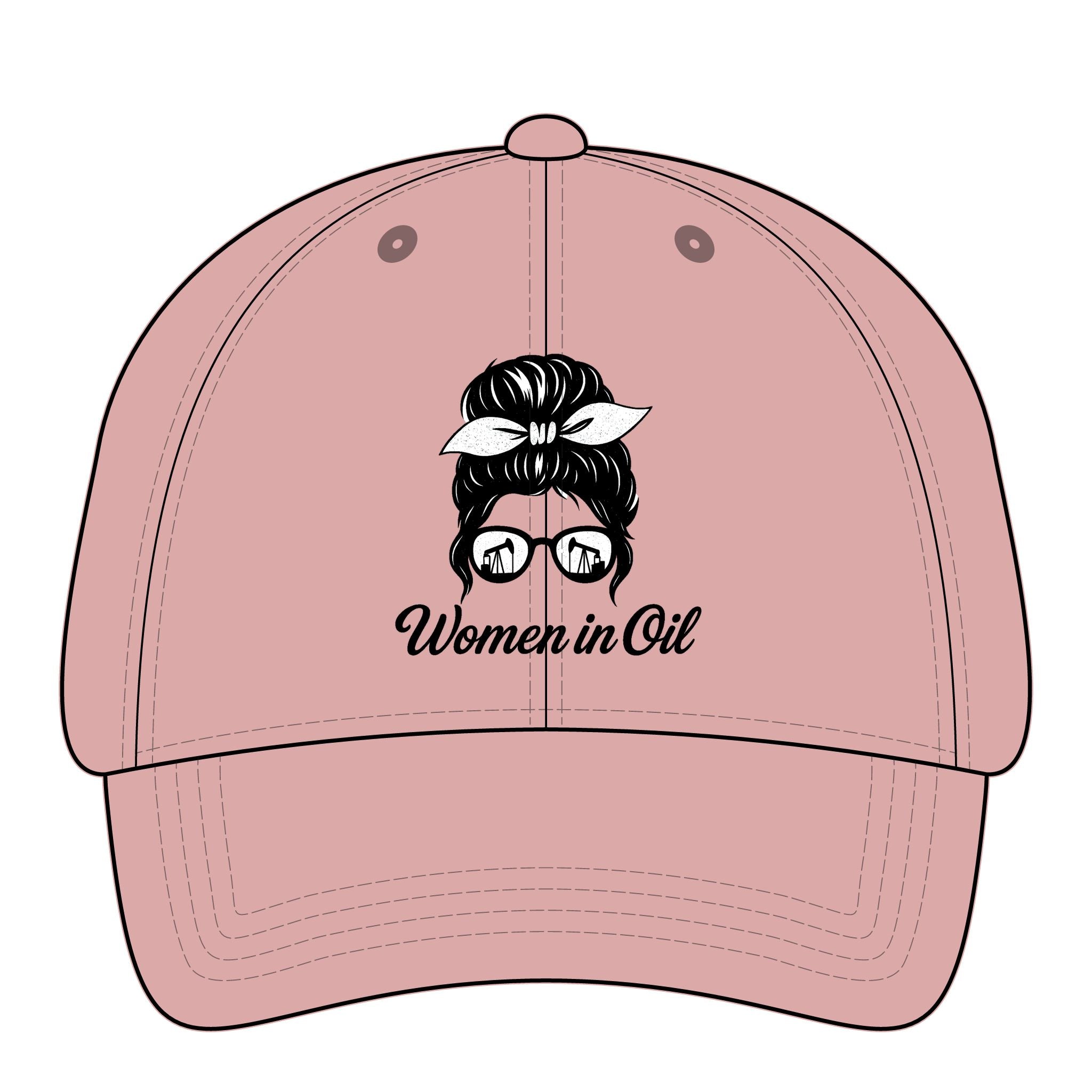 Women in Oil Ponytail Hat