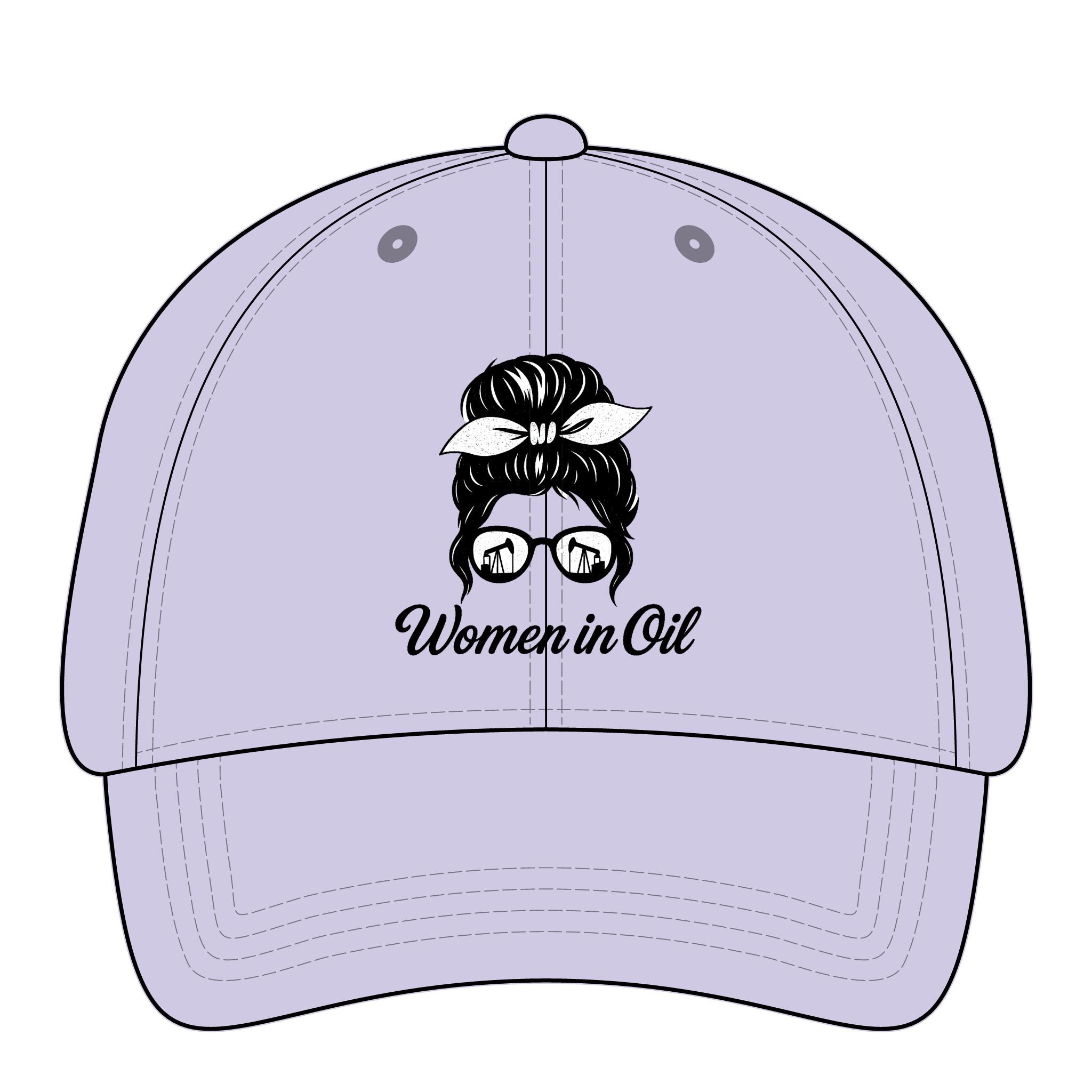 Women in Oil Ponytail Hat