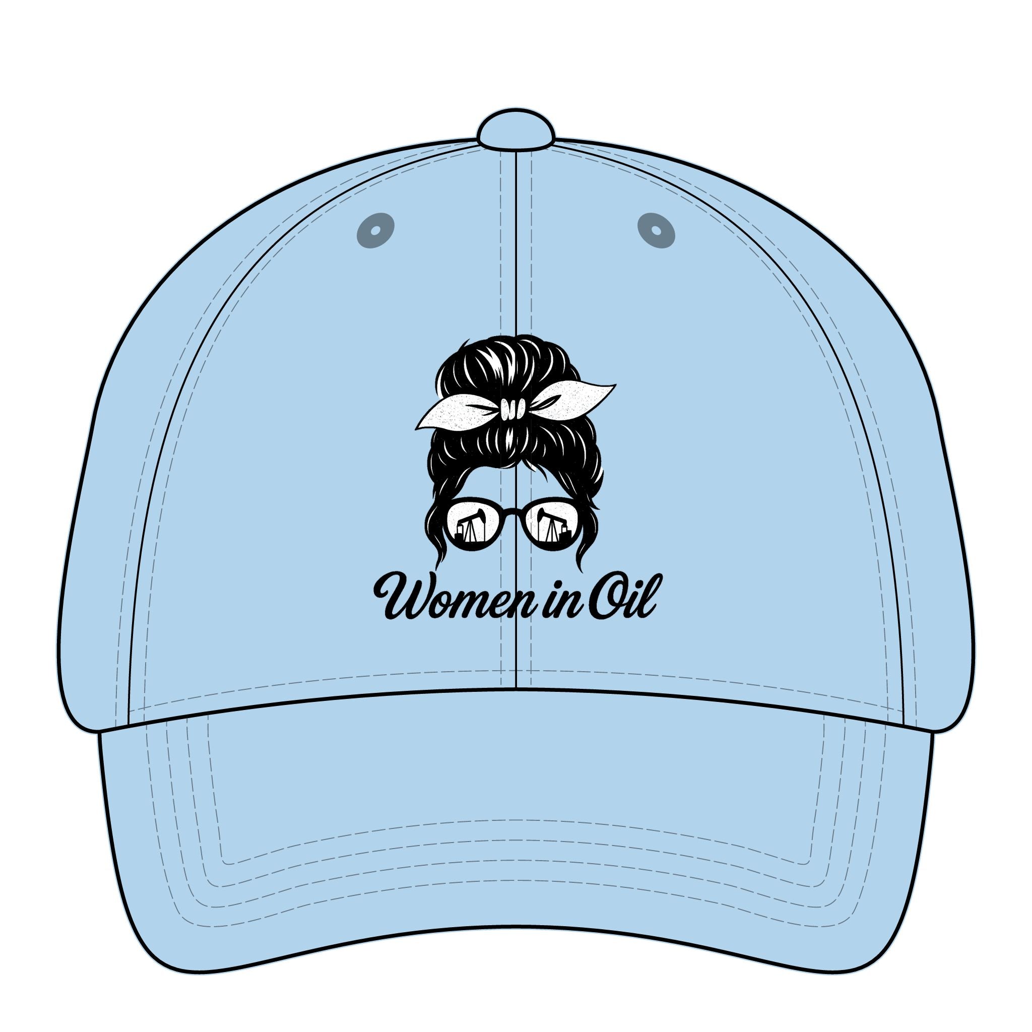 Women in Oil Ponytail Hat