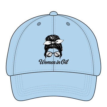 Women in Oil Ponytail Hat
