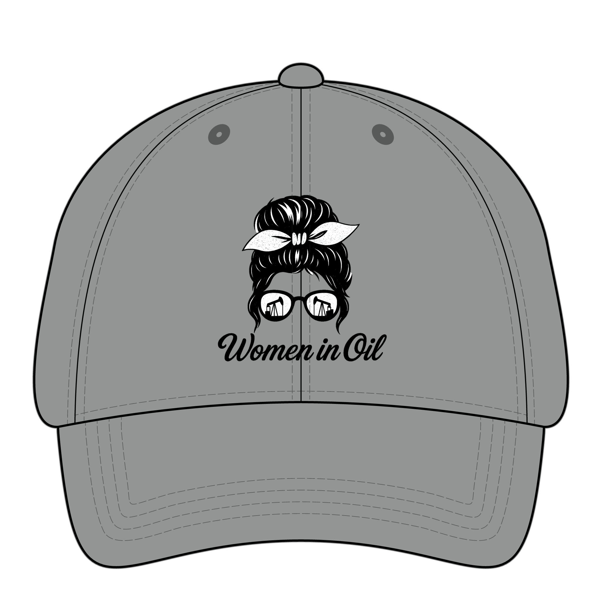 Women in Oil Ponytail Hat