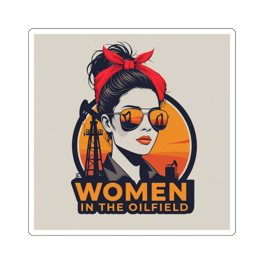 Out in the Field- Square Stickers