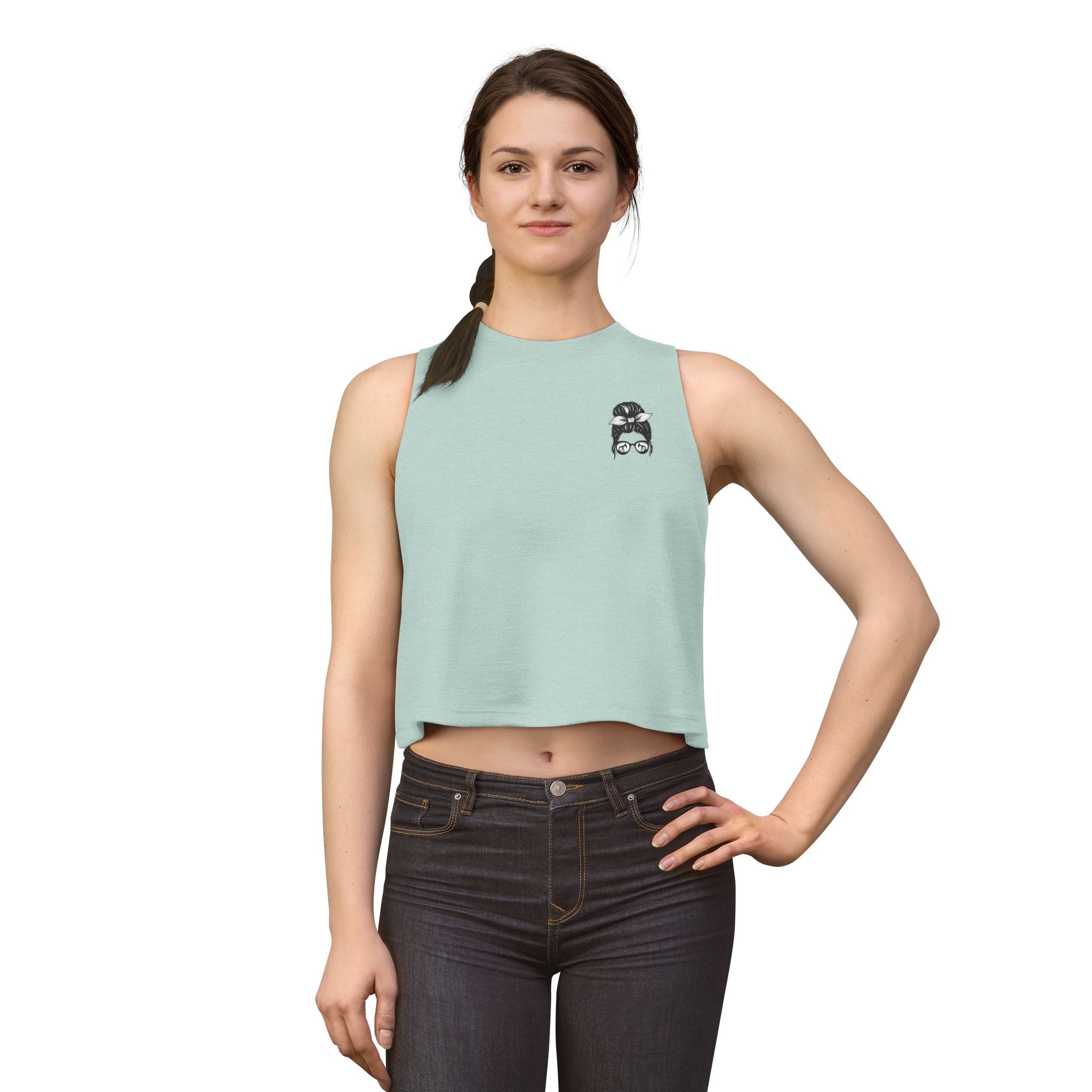 Women in Oil- Crop Top Tank
