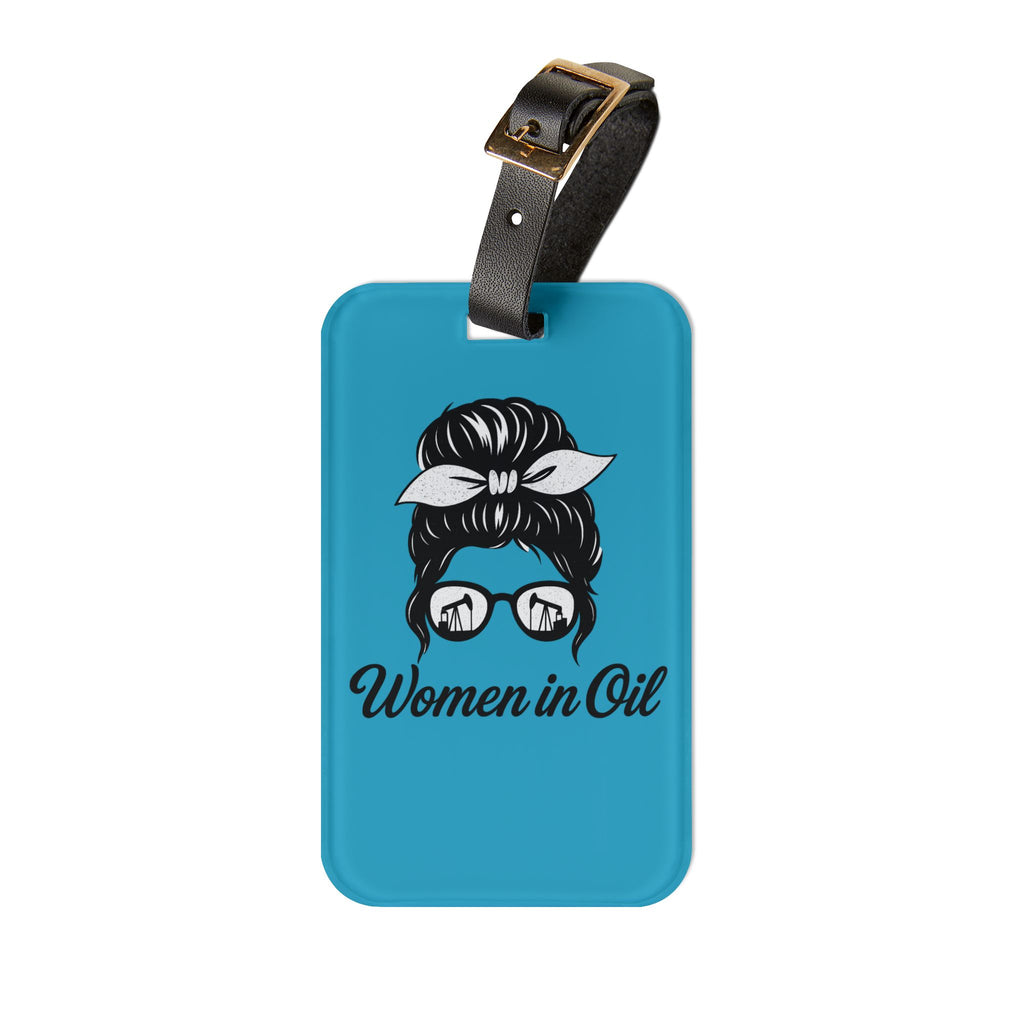 Women in Oil Luggage Tag