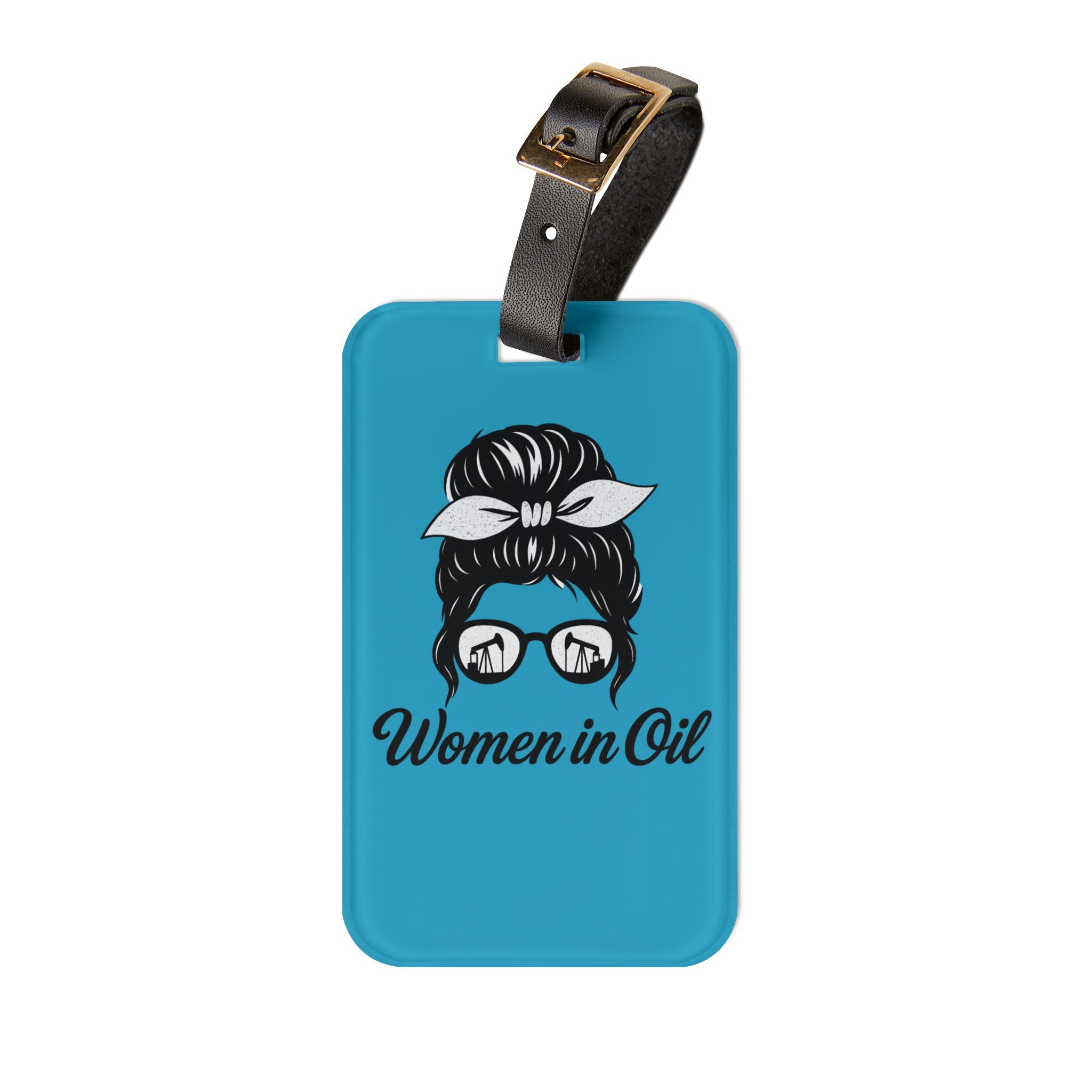 Women in Oil Luggage Tag