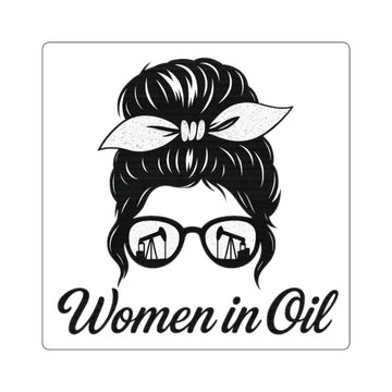 Women in Oil Square Sticker