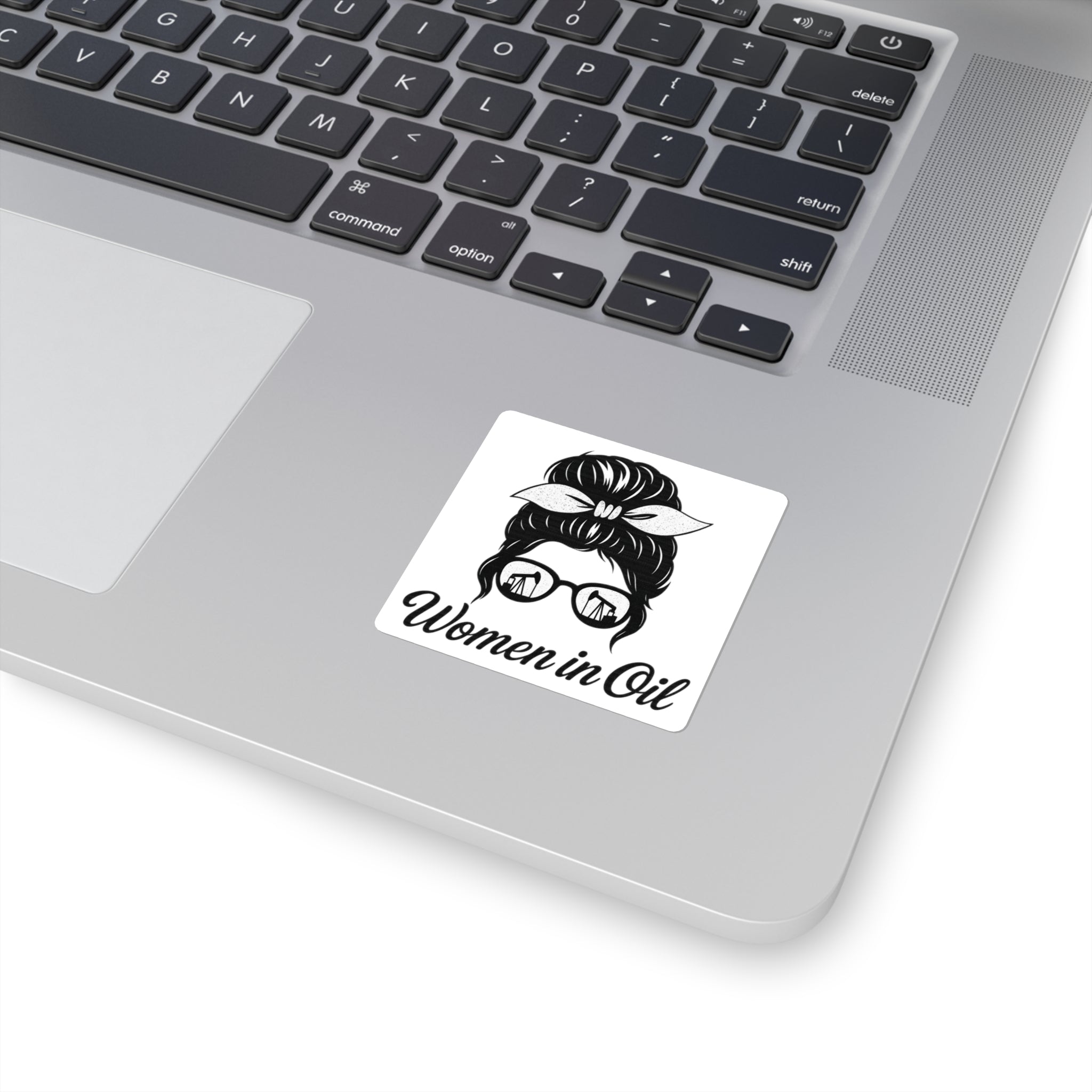 Women in Oil Square Sticker
