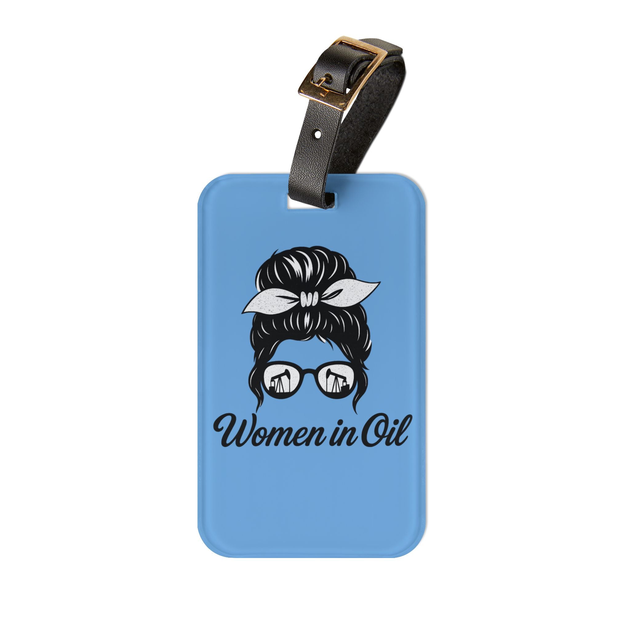 Women in Oil Luggage Tag