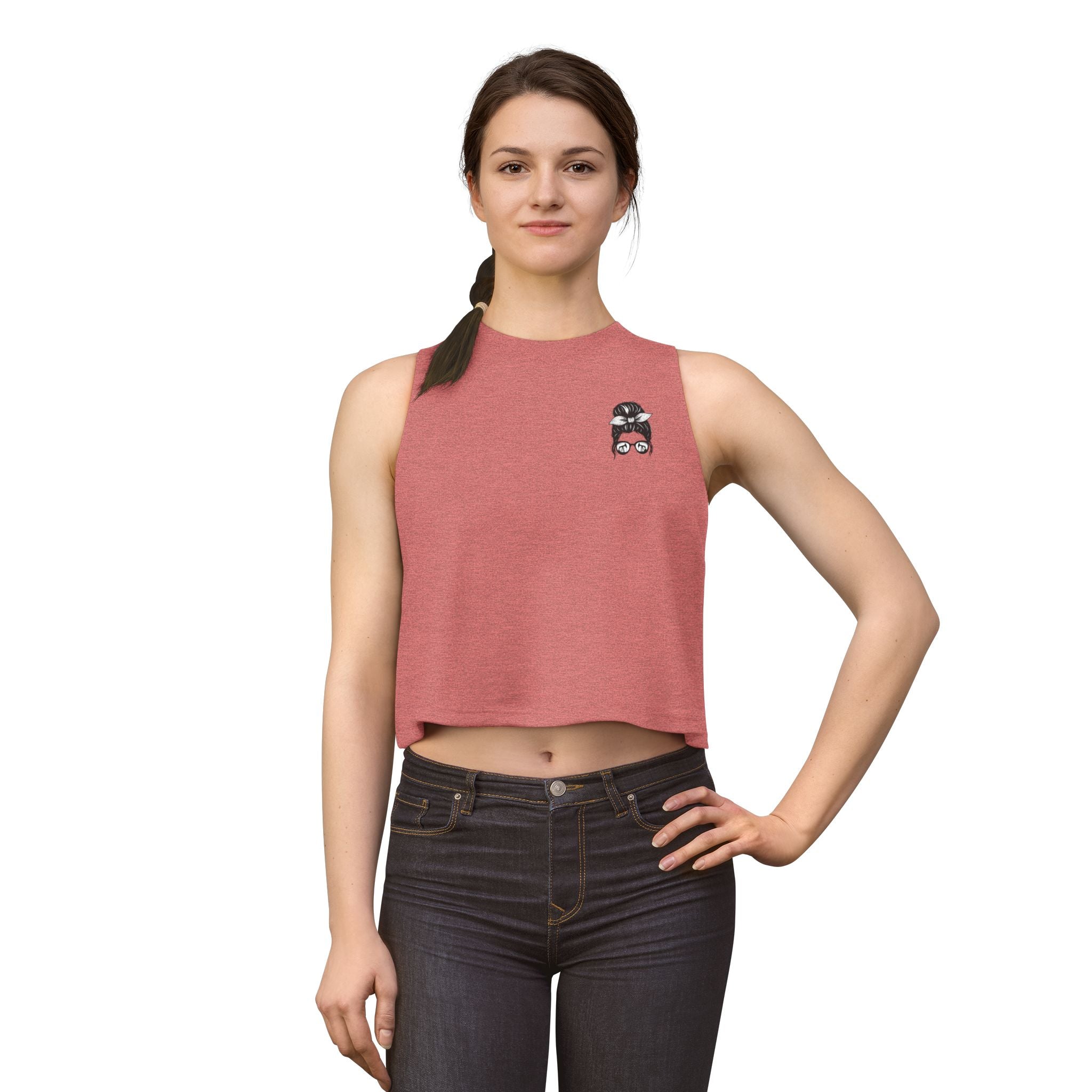 Women in Oil- Crop Top Tank