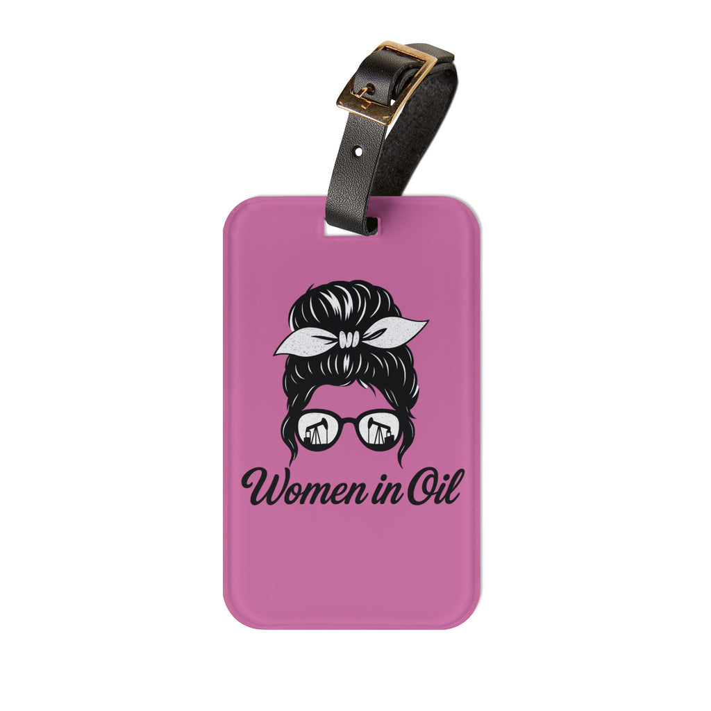 Women in Oil Luggage Tag